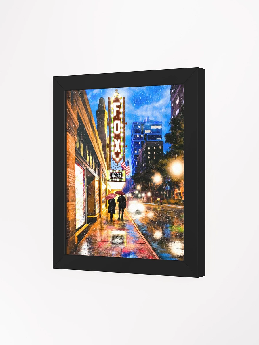 Fox Theatre At Night – Rainy Atlanta Framed Poster product image (53)