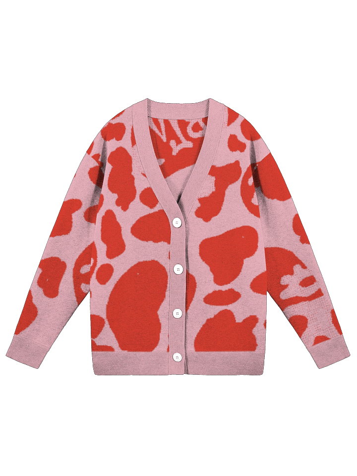 BLVD Cardigan Pink & Red product image (4)