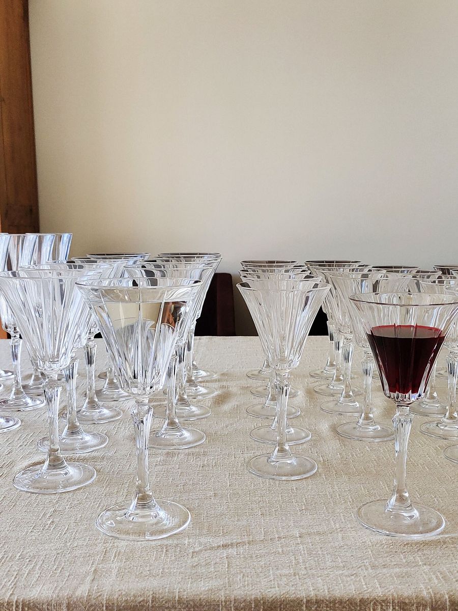 Cristal vintage, Conjunto 40 copos e 1 garrafa product image (5)