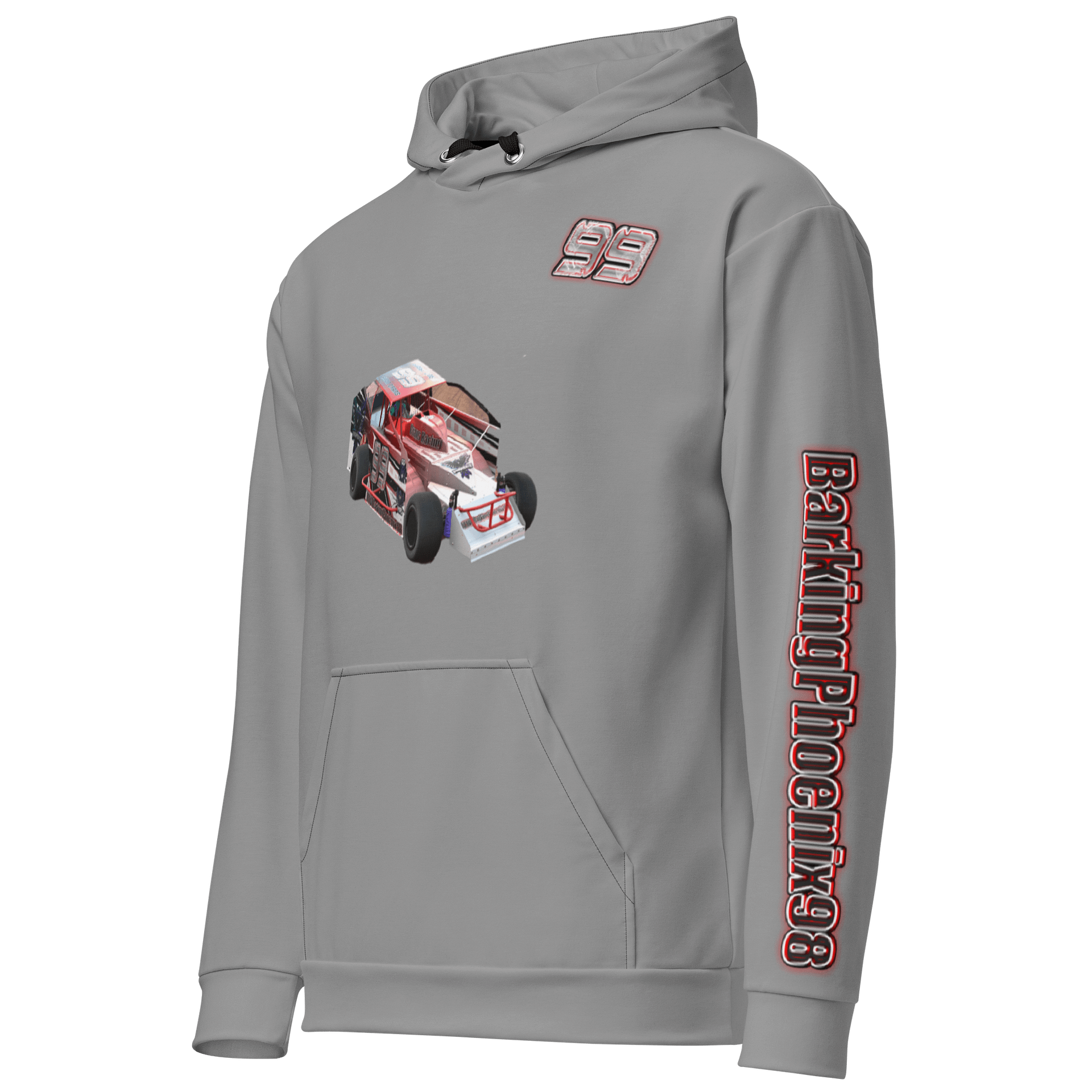 Crans Racing hoodie grey product image (2)