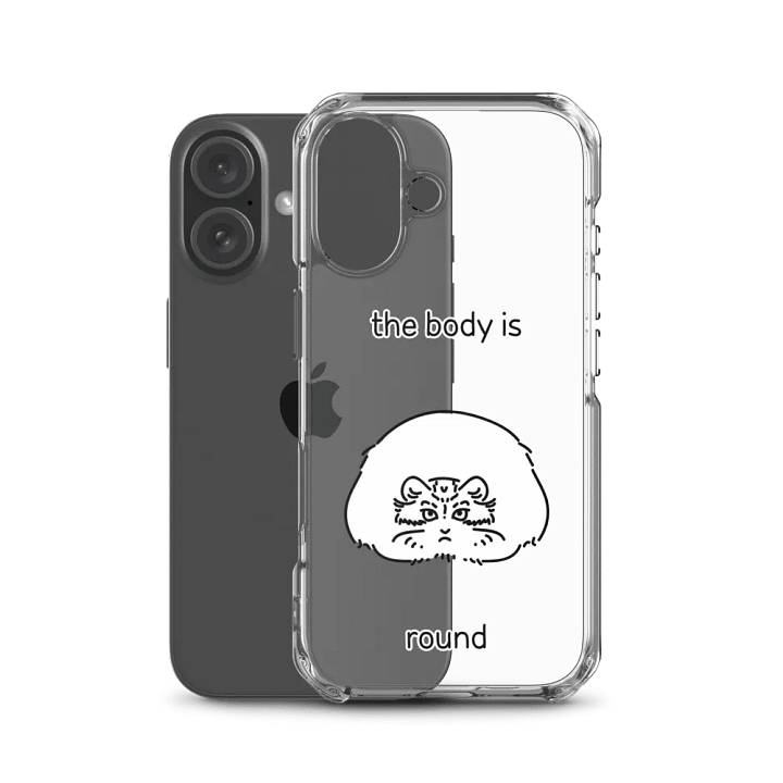 The Body Is Round - Clear iPhone Case product image (50)