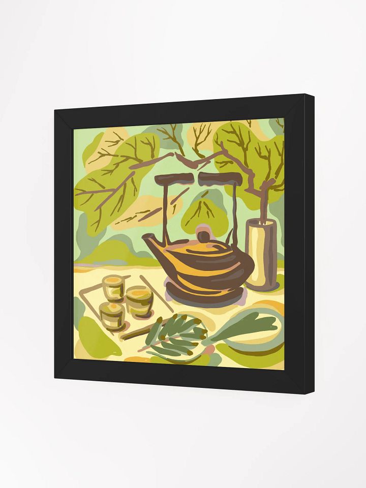 Serene Tea Time Framed Poster - Coffee Shop No. 2 product image (20)