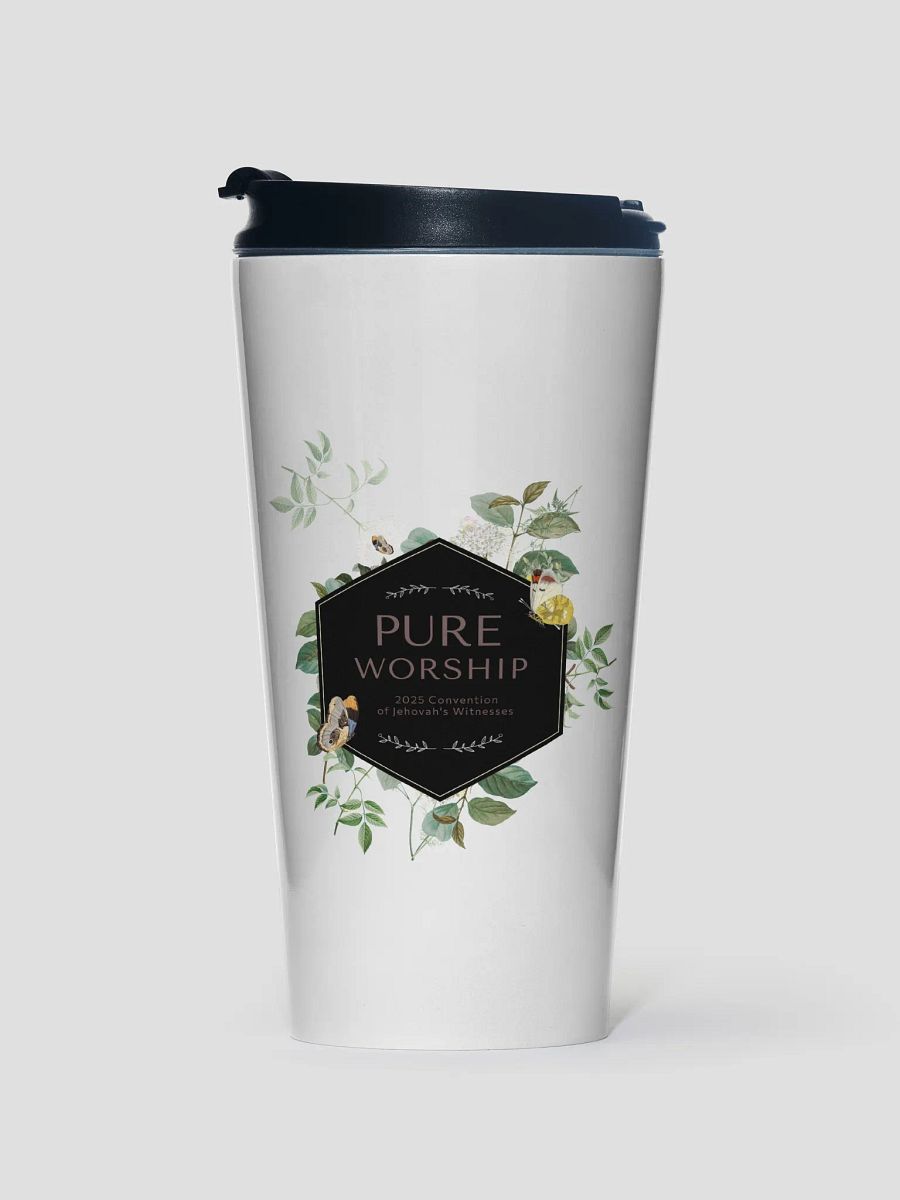 "Pure Worship" 2025 Convention | Botanical Stainless Steel Travel Mug product image (1)