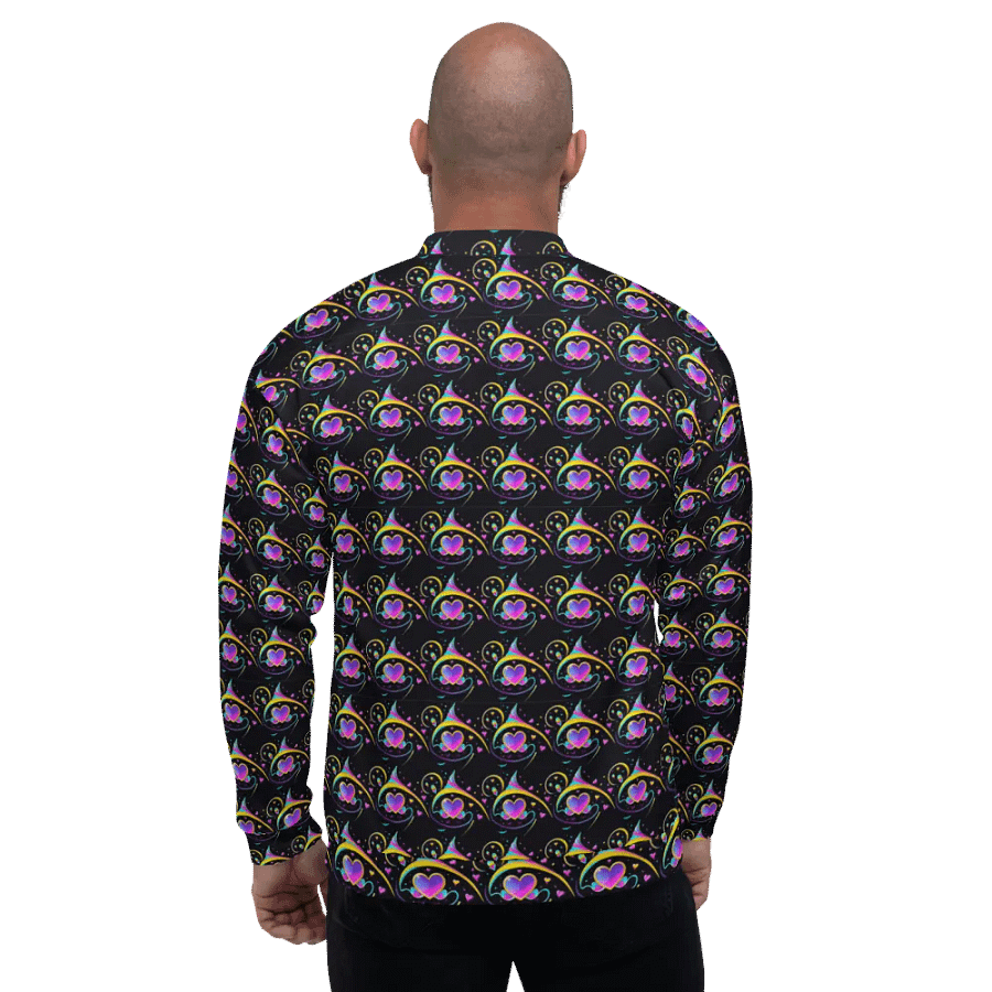 Valentines Heart All Over Print Jacket product image (3)