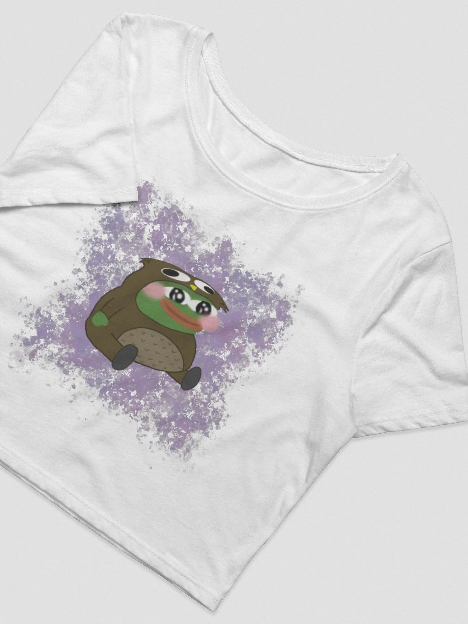 Peepo Sittin' (Crop, White) product image (2)