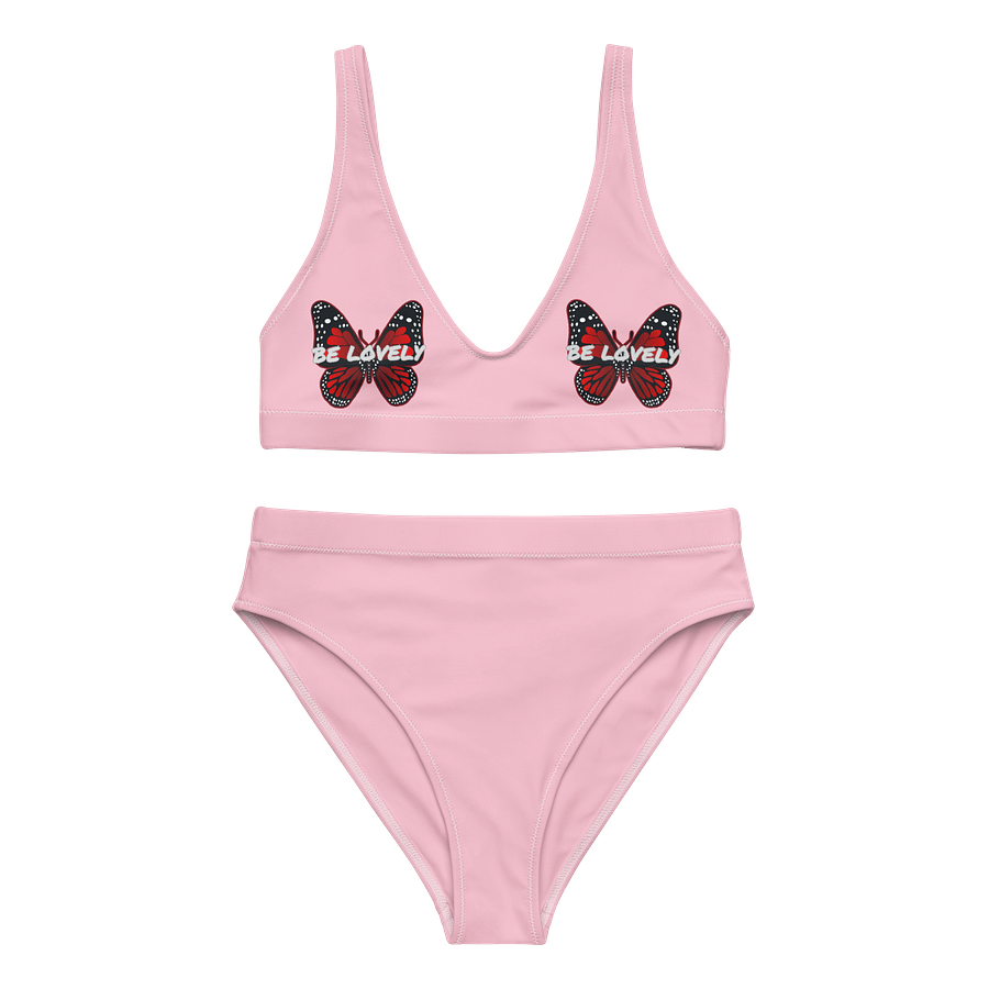 Be Lovely Butterfly Recycled All-Over Bikini Set Women Pastel Pink product image (1)