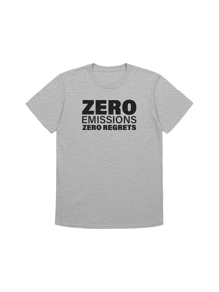 ZERO Emissions Zero Regrets Stacked in Black product image (11)