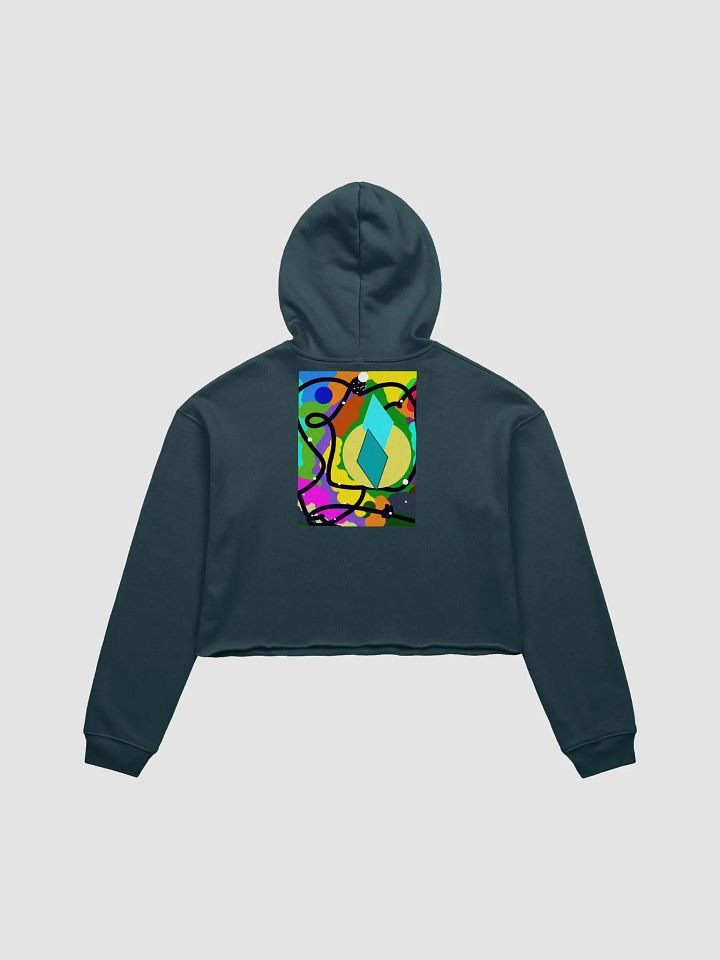 Color Blast Crop Top Hoodie product image (12)