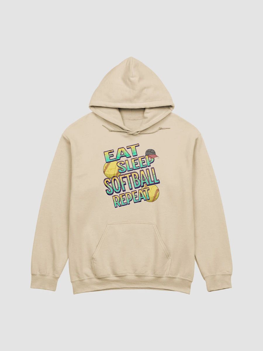 Eat Sleep Softball Repeat Fanatic Hoodie product image (19)