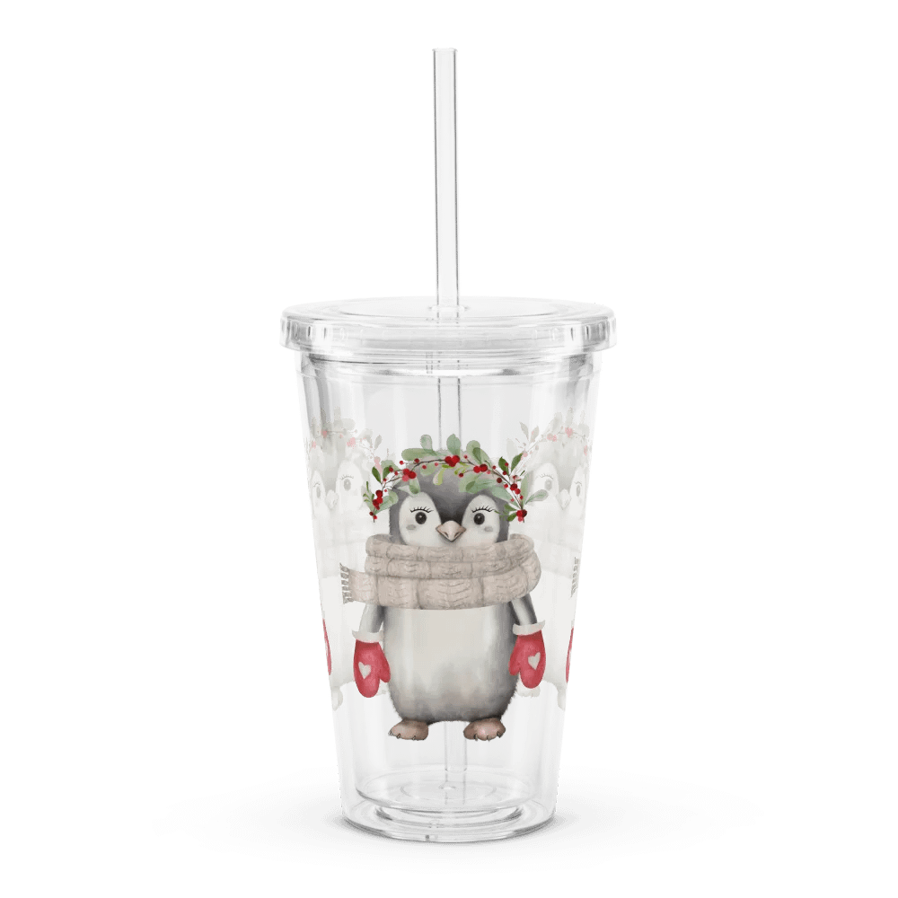 Festive Penguin Party Double Wall Tumbler product image (2)