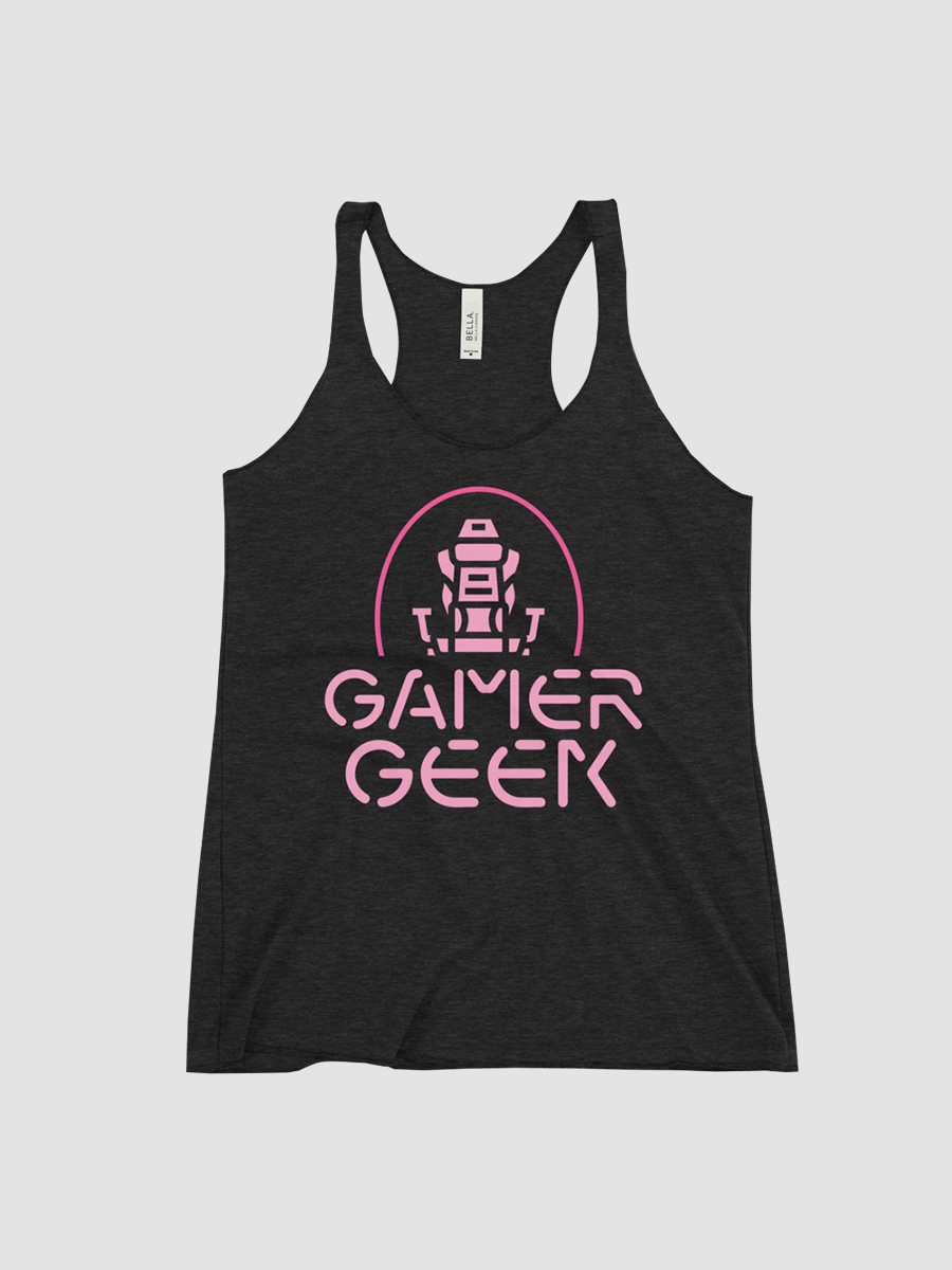 Gamer Geek Bella and Canvas Ladies Triblend Racerback Tank product image (1)