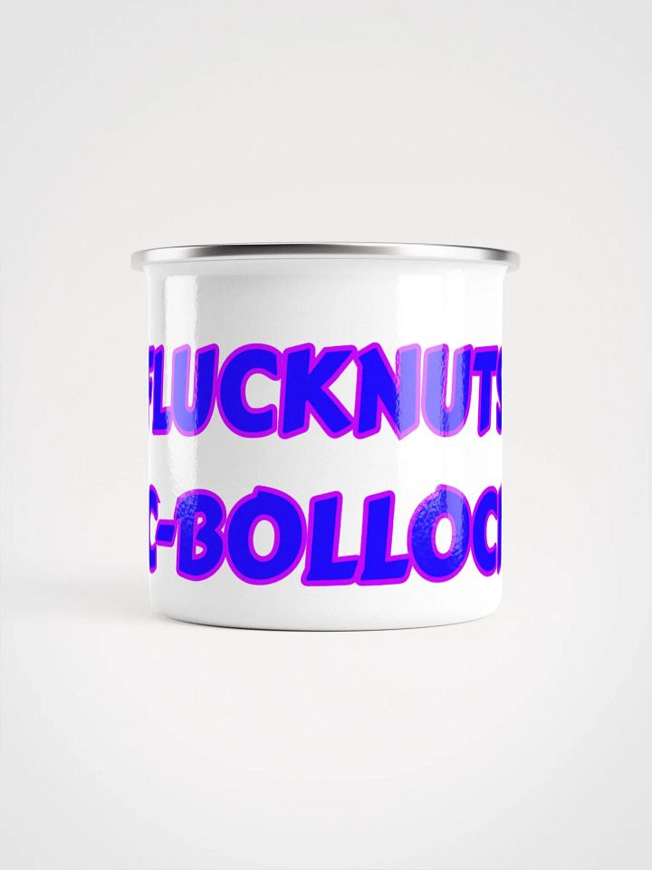 FLUCKNUTS MC-BOLLOCKS Enamel Mug product image (2)
