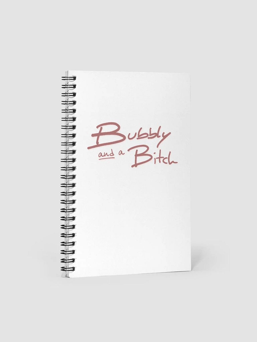 Bubbly and a B*tch (mauve shadow design) notebook product image (1)