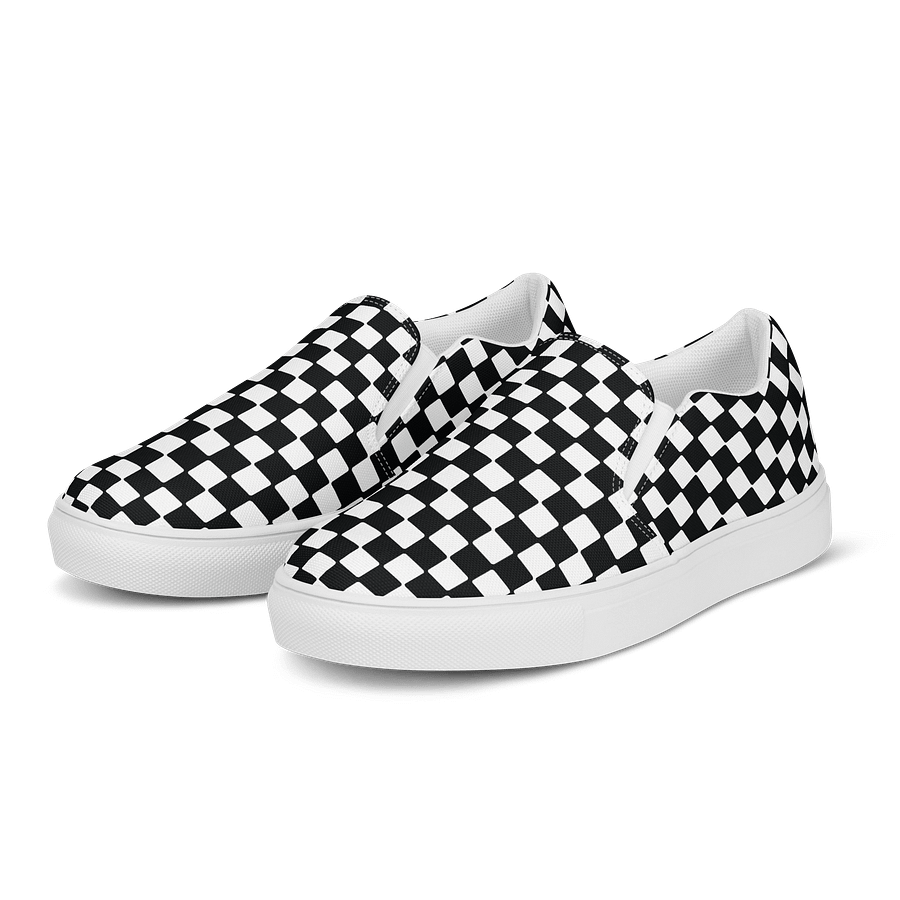 Chromatic Grid Women's Slip-On Shoes product image (3)