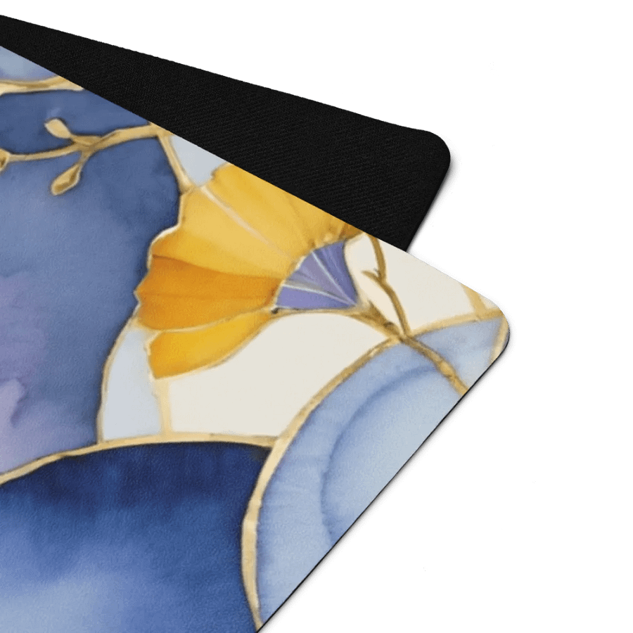 Floral Sky Stained Glass Yoga Mat product image (5)