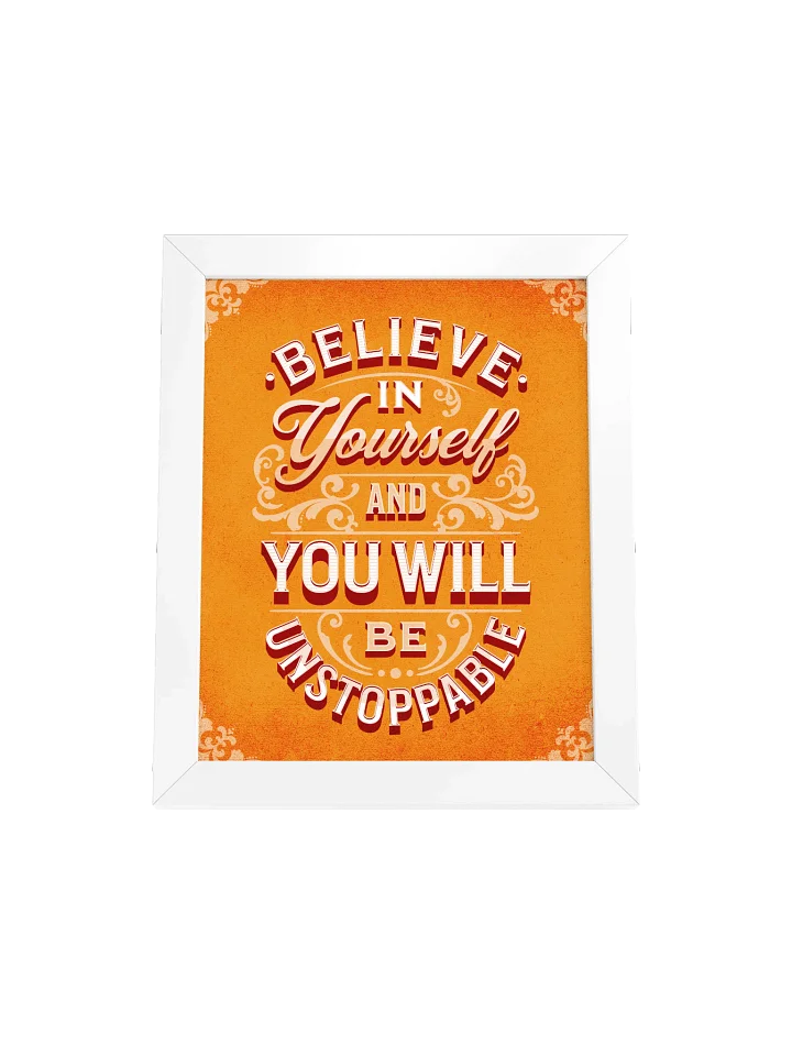 Unstoppable Motivation Framed Poster product image (1)