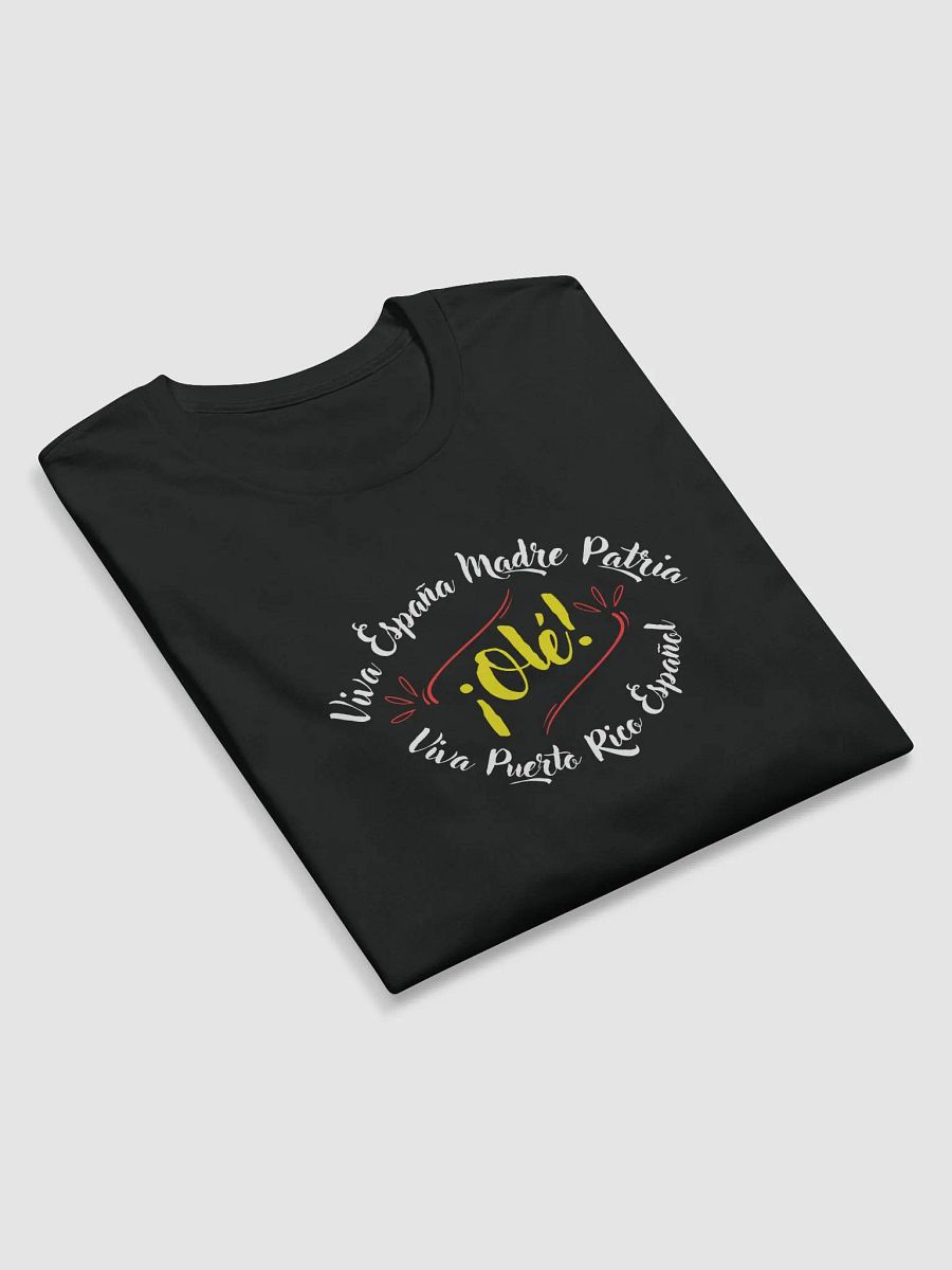 Camiseta manga larga negra - Viva España Madre Patria y Puerto Rico español product image (4)