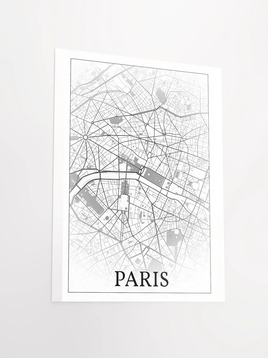 Paris, France, city map print product image (14)