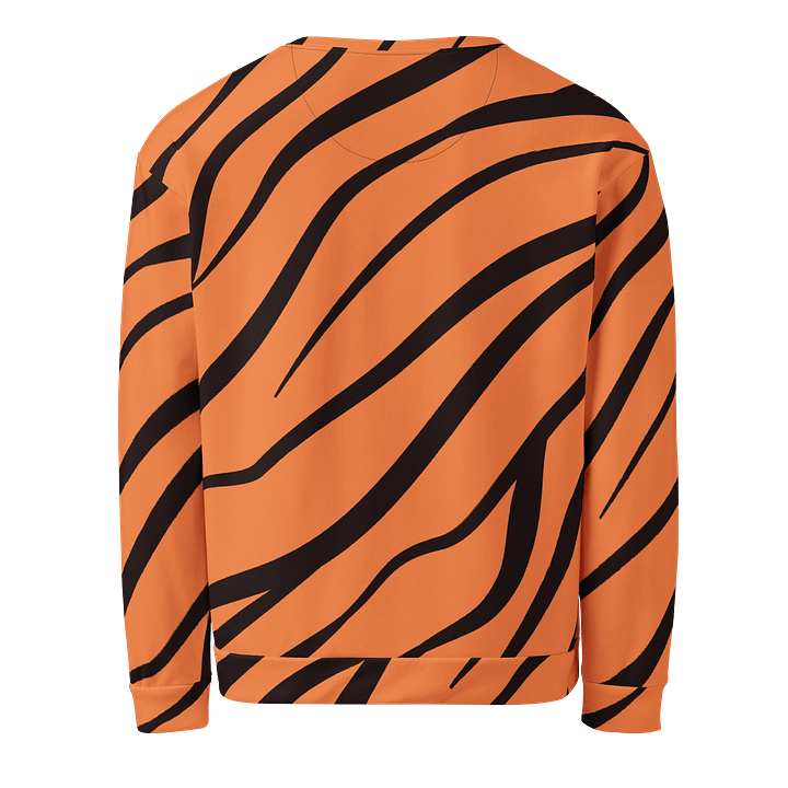 Tiger Animal Print Eco Friendly Unisex Sweatshirt product image (2)