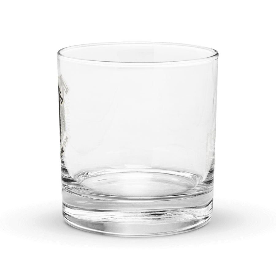 Run Your Dog Not Your Mouth Whiskey Rocks Glass product image (2)