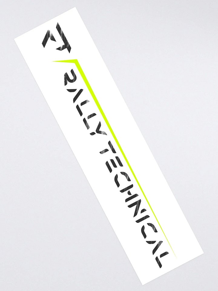RALLY TECHNICAL Sticker 2 - White product image (2)