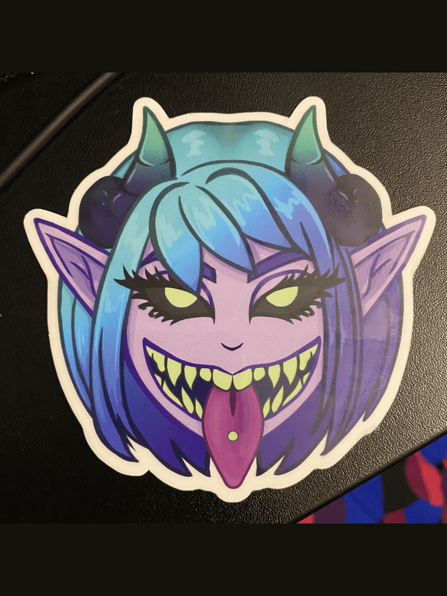 [B-Grade] Night Terror Shiva Glow-in-the-Dark Waterproof Sticker product image (2)