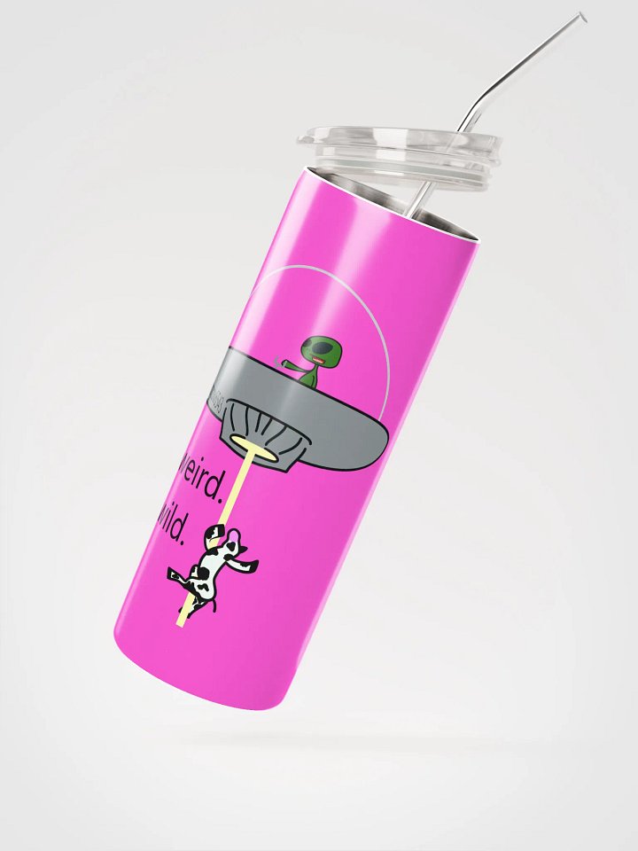 Stay Wild. Stay Weird. Tumbler (Pink). product image (4)