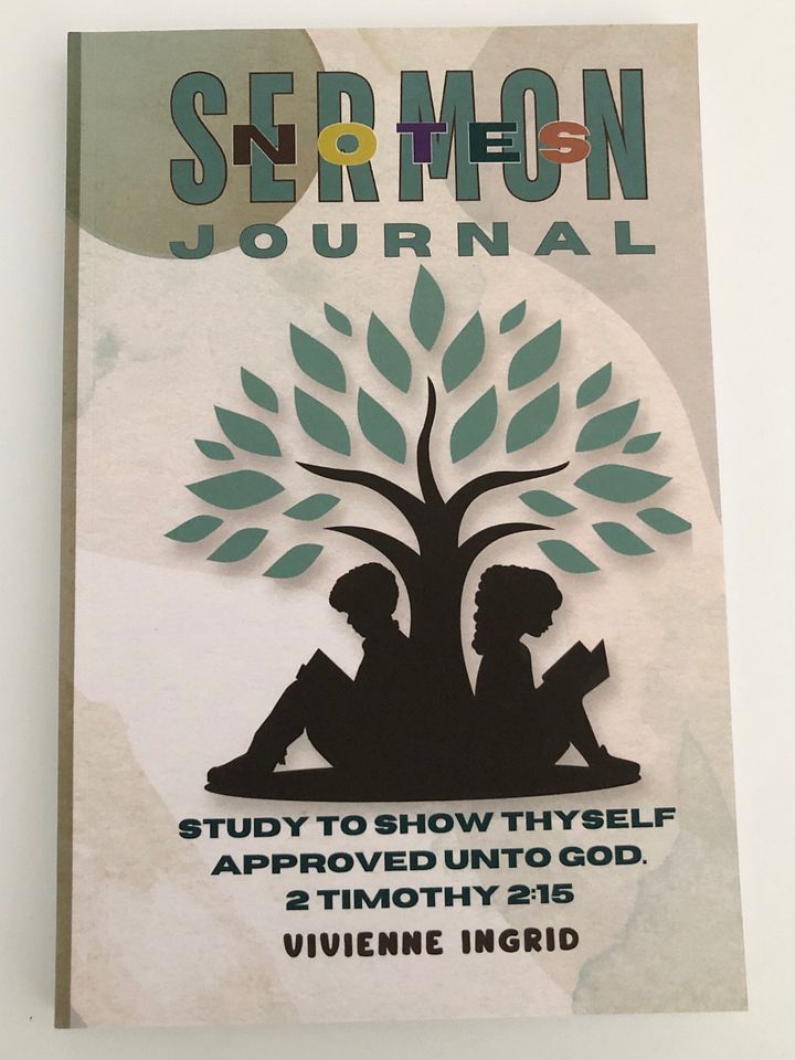 Sermon Notes Journal. 52-Week Youth Interactive Church Notebook product image (1)