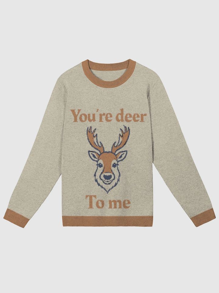 Deer to Me Jacquard Crewneck product image (3)