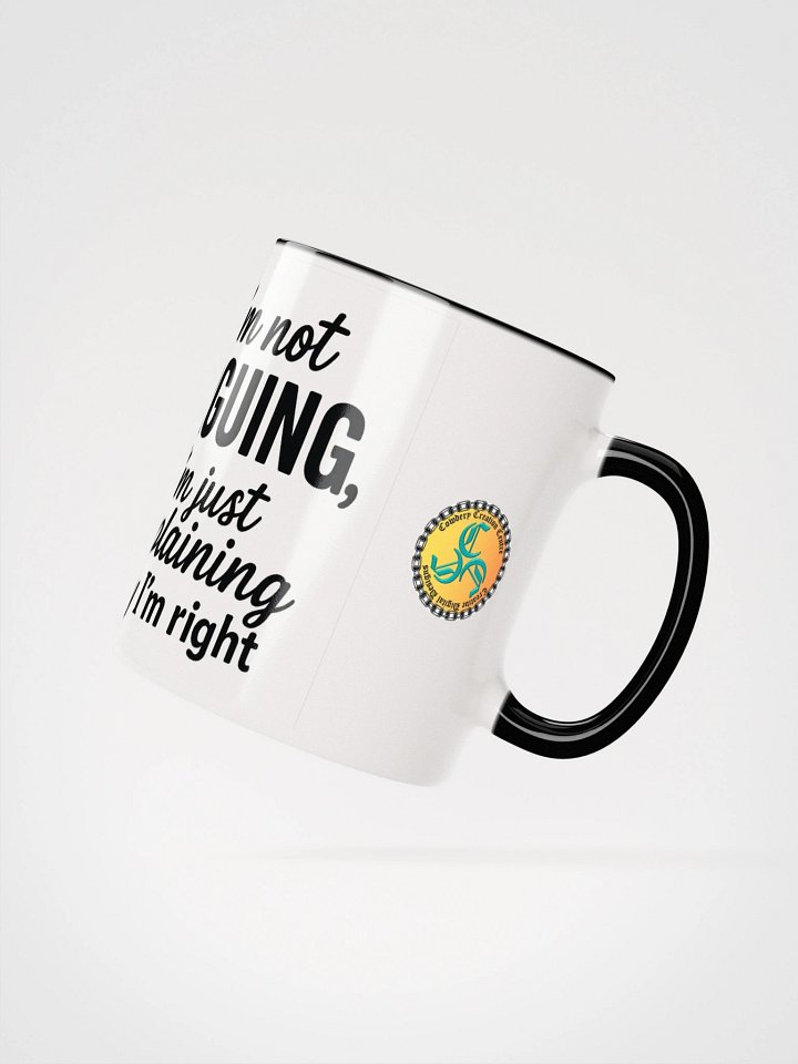 I'm Not Arguing (Male) 2-Tone Ceramic Mug product image (2)