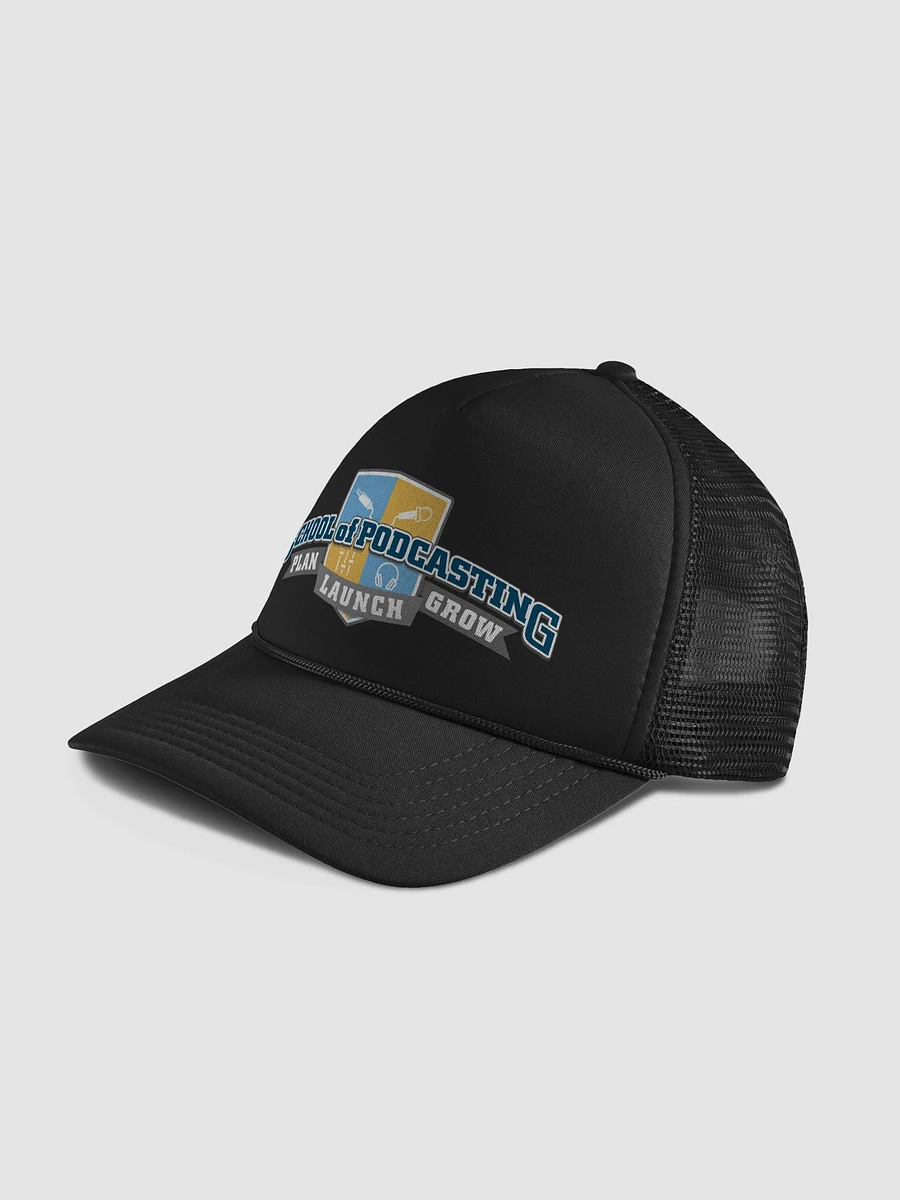 Foam Trucker Hat with School of Podcasting product image (4)