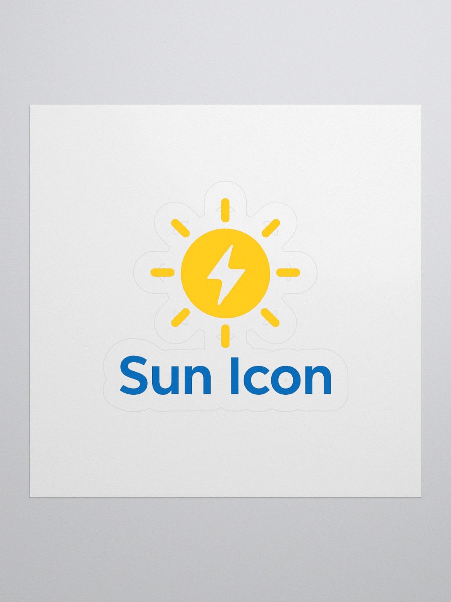 Bolt of Sunshine Kiss Cut Stickers product image (3)
