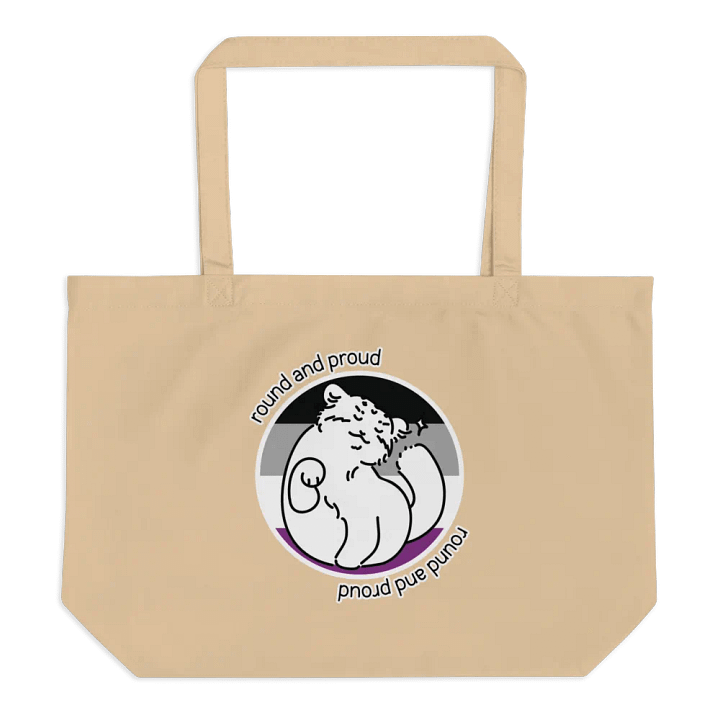 Round and Proud Manul Asexual Version - Tote Bag product image (1)