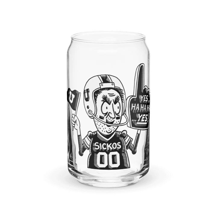 Sickos #1 Fan Beveled 16oz Glass product image (2)