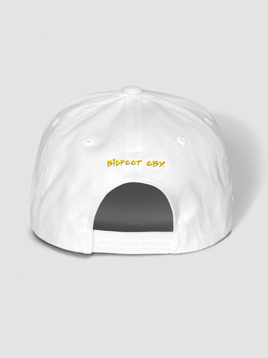 Bigfoot White Snapback 100% Cotton Twill – Bigfoot Logo Edition product image (4)
