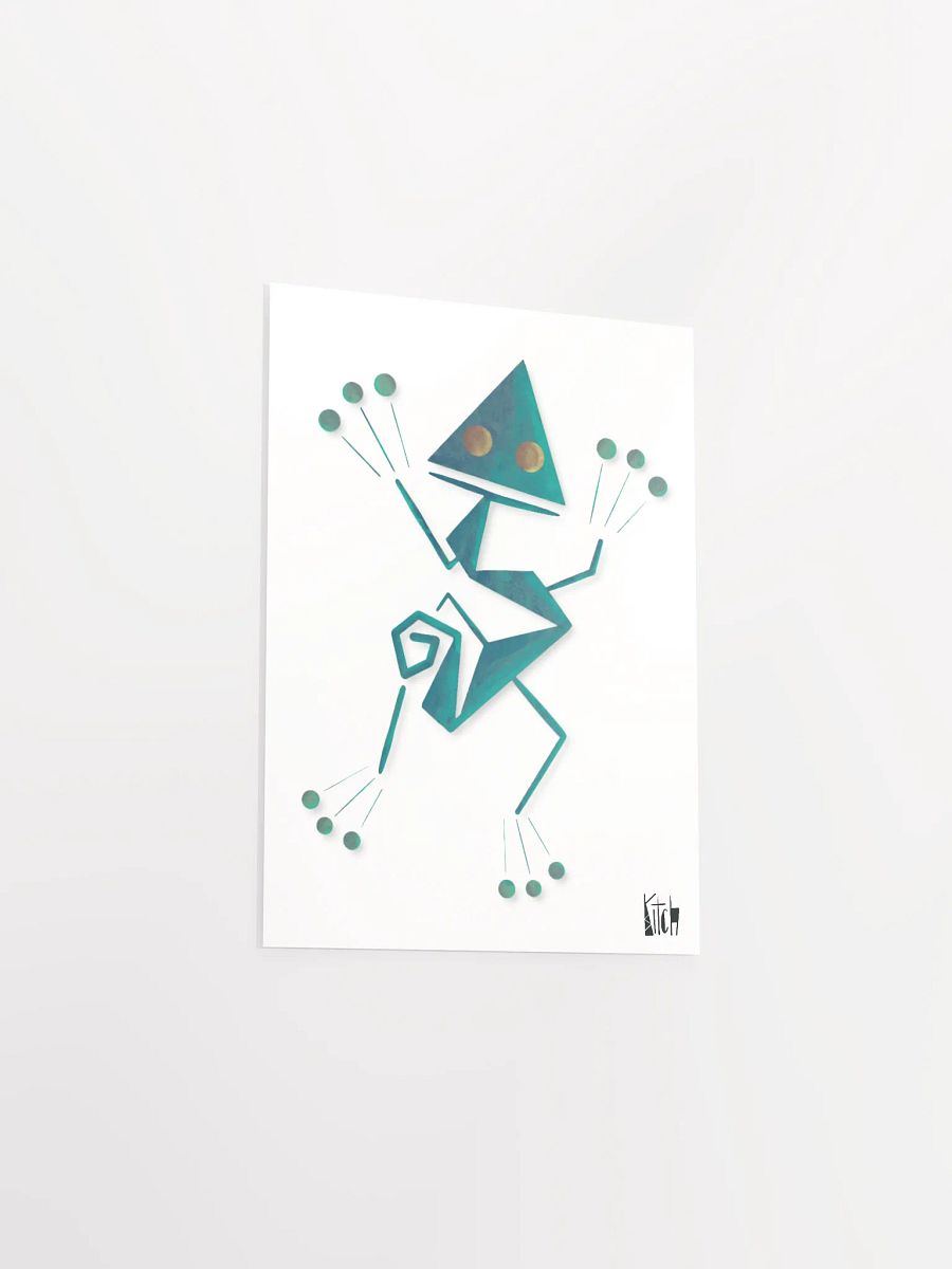 Geometric Lizard Art Print product image (6)