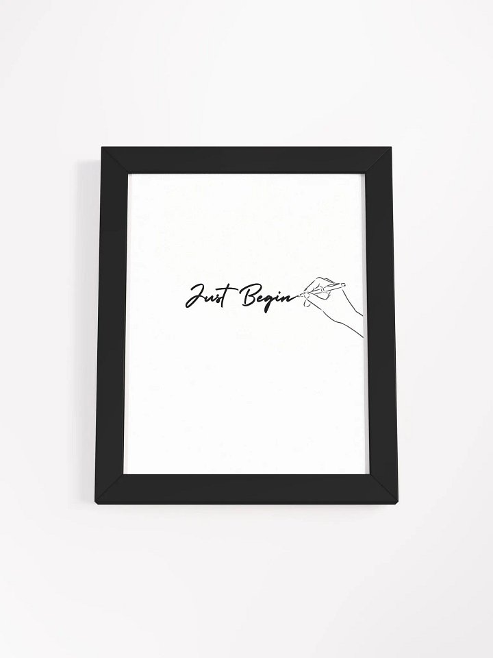 Begin Poster product image (1)