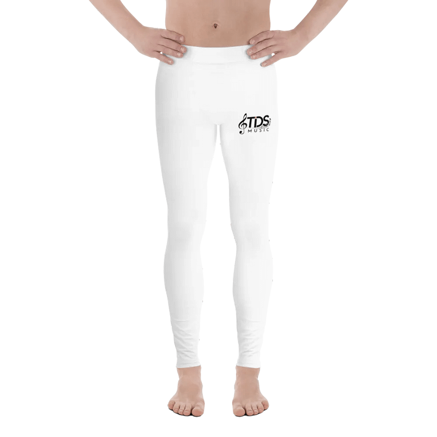 Men's Performance Slim Fit White Leggings - TDS Music Exclusive product image (5)
