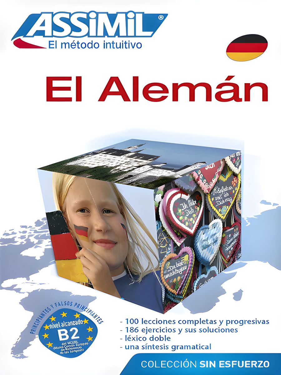 Learn German the Smart Way – Assimil El Alemán for Spanish Speakers (692 Pages) product image (1)