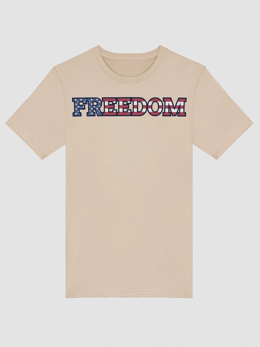 Freedom USA Flag Typography Supersoft Unisex T-Shirt product image (66)