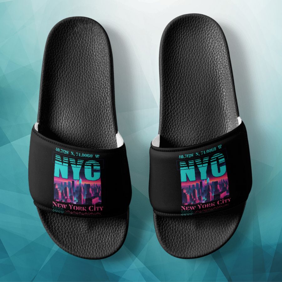 NYC New York City Graphic Women's Slides product image (2)