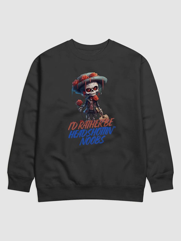 Festive Skeleton Guitarist Sweatshirt product image (1)