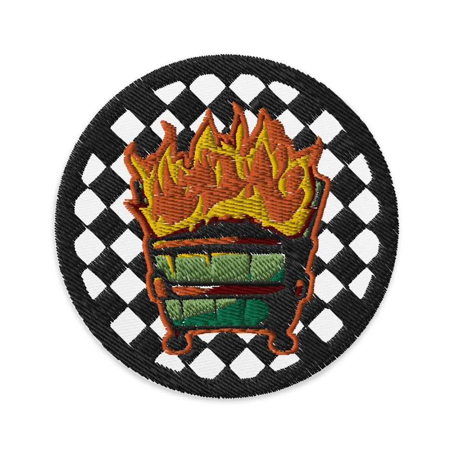Dumpster Fire ska patch product image (1)