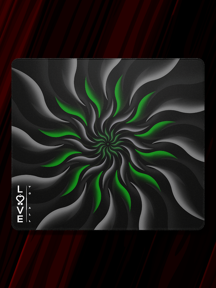 Green Mandala Large Mousepad product image (1)