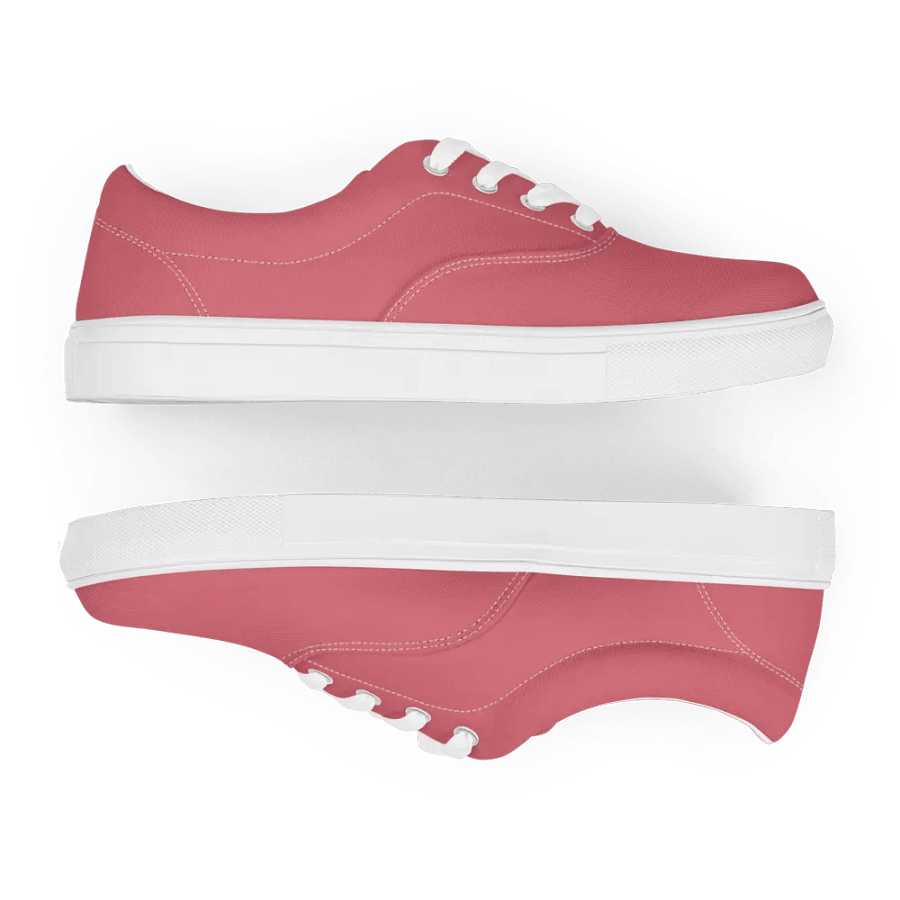 Muse Coquette Lace-Up Canvas Shoes (Sweet tea) product image (7)