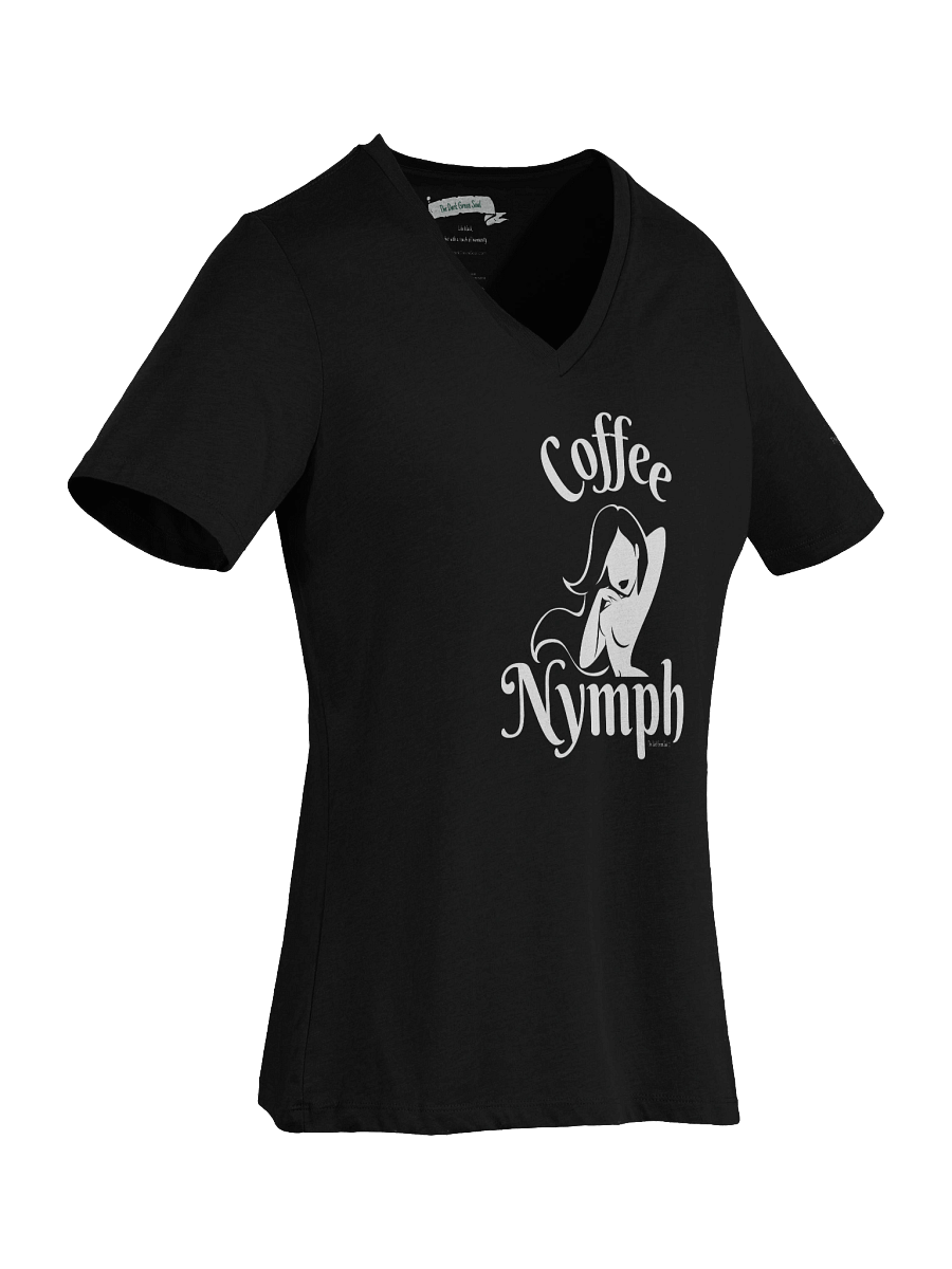 Coffee Nymph White - Women's V-Neck Tee product image (3)