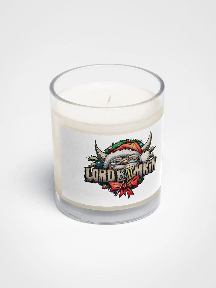 x-mas logo candle product image (2)