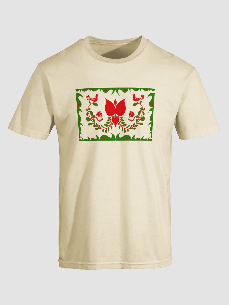 Hungarian Floral Bird Design T-Shirt product image (5)