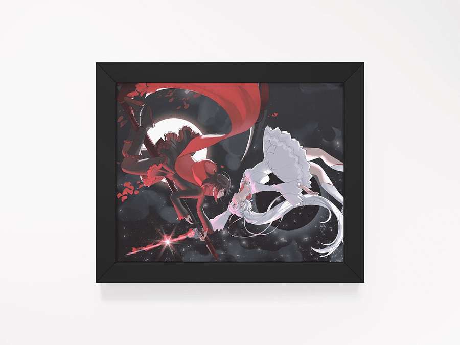 WHITEROSE ♦️💮♦️ FRAMED PRINT (S) product image (4)