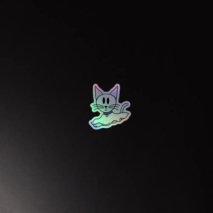 Phillip The Phas Cat Holo Sticker product image (4)